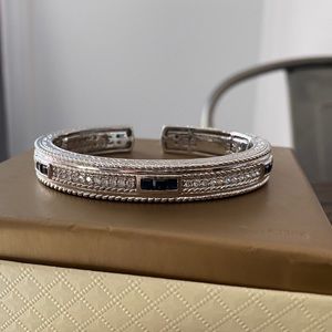 Judith Ripka Sterling Black Onyx & Diamonique
